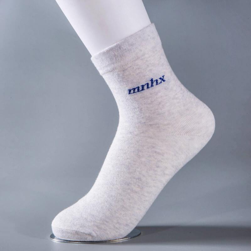 Men's Crew Casual Cotton Sports Breathable Socks 5 Pairs - CHALIER