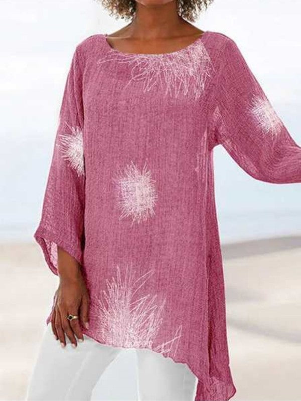 Women Casual Simple Printed Top