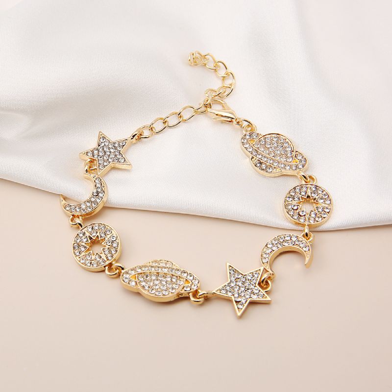 Female Fashionable Bracelets Woman Design Gold Star Jewelry