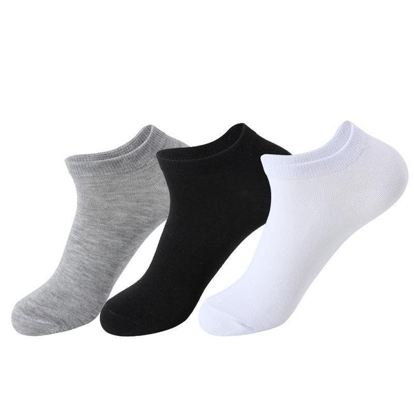 No Show Socks Low Cut Ankle Socks Casual Cotton Socks for Men & Women 3 Pairs - CHALIER