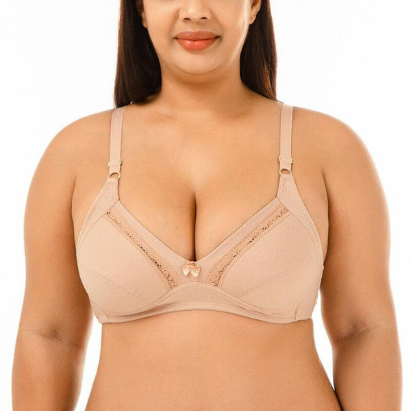 Women Plus Size Seamless Push Up Breathable Bra - CHALIER