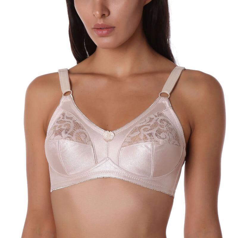 Women Plus Size Push Up Breathable Full Coverage Comfort Bra - CHALIER