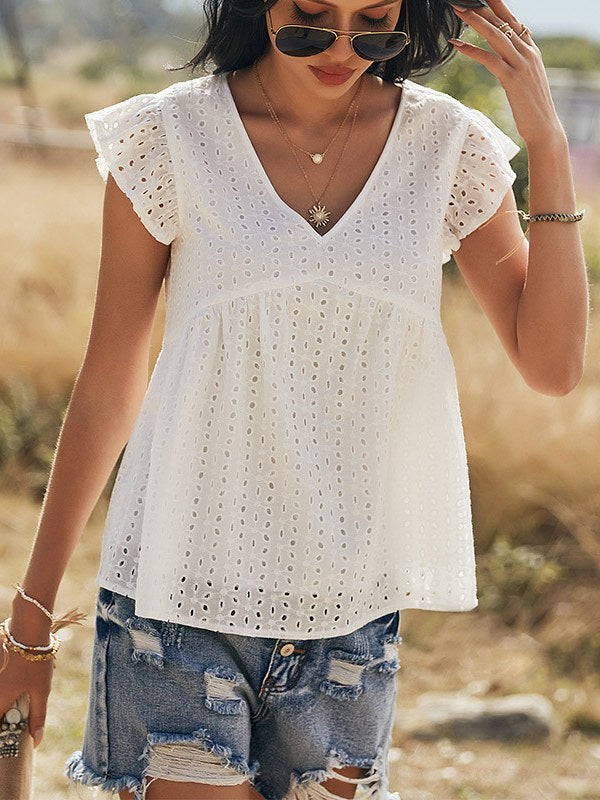 Women's Fashion Top Carved Tank Top