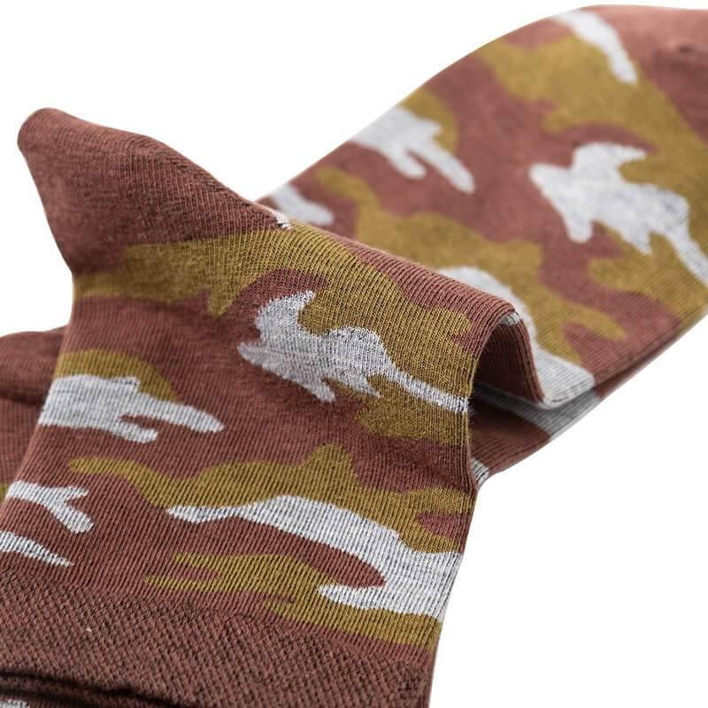 Women's Casual Socks Cotton Crew Printed Novelty Colorful Soft Socks 5 Pairs - CHALIER