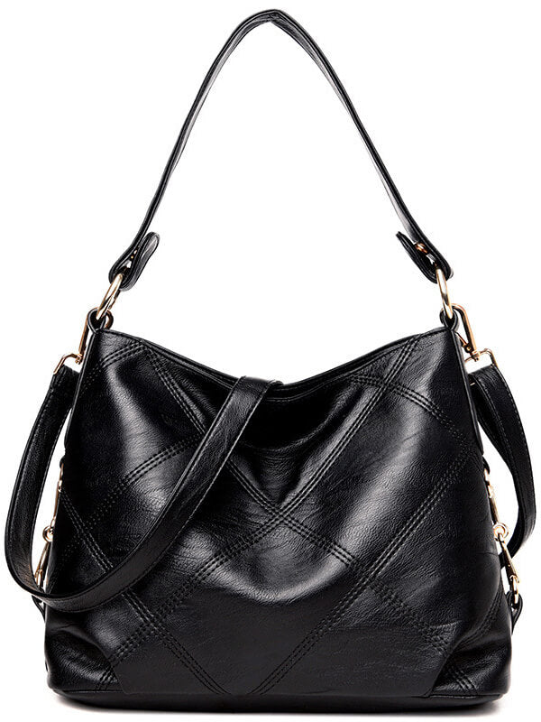 Women's Solid Daily Simple Vintage Shoulder Messenger Handbag