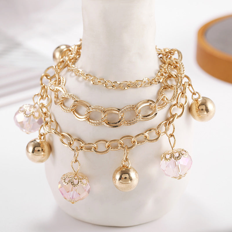 Female Design Bracelets Women Hot Gold Drop Jewelry