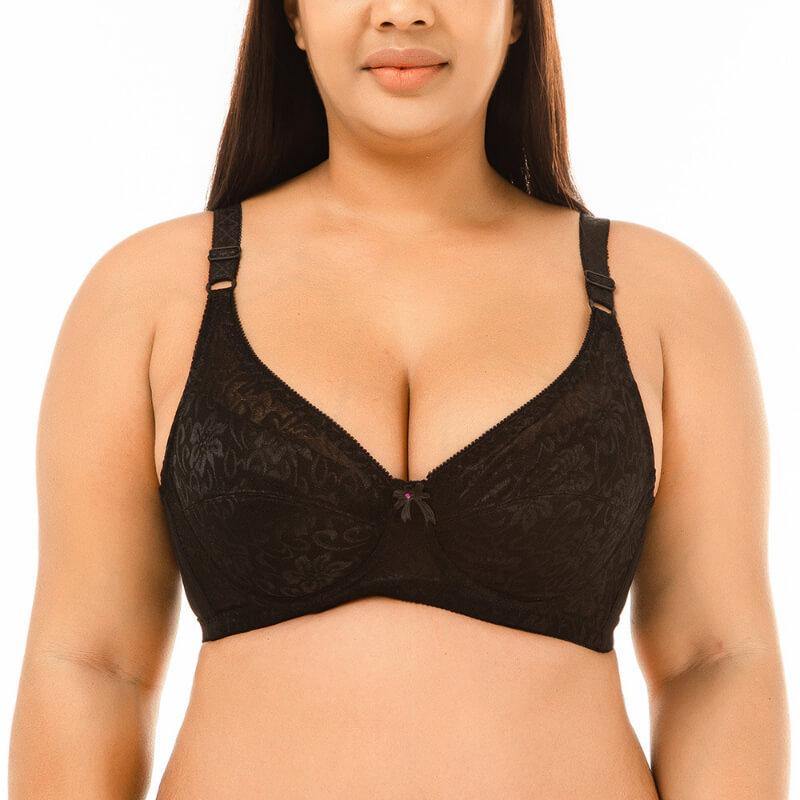 Women Plus Size Push Up Thin Breathable Bra - CHALIER