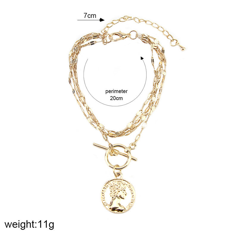 Female Design Bracelets Women Hot Wafer Jewelry