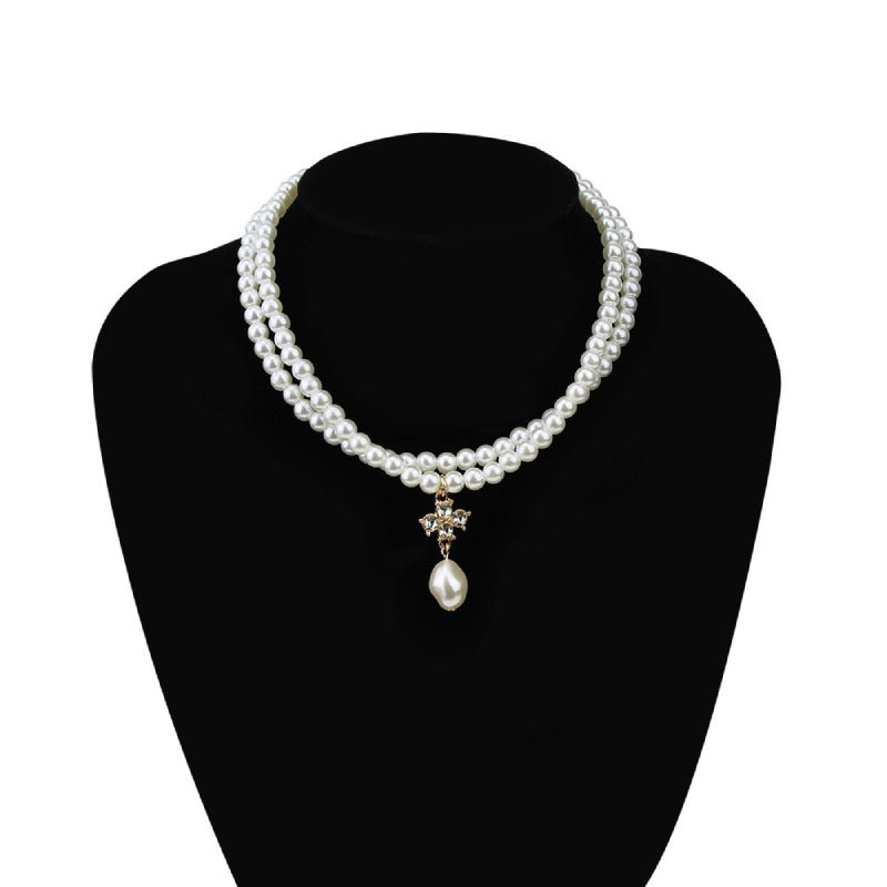 Female Hot Necklaces Women Pearl Design Choker