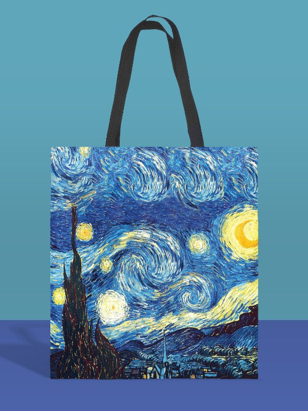 Van Gogh Starry  Canvas Tote Bag