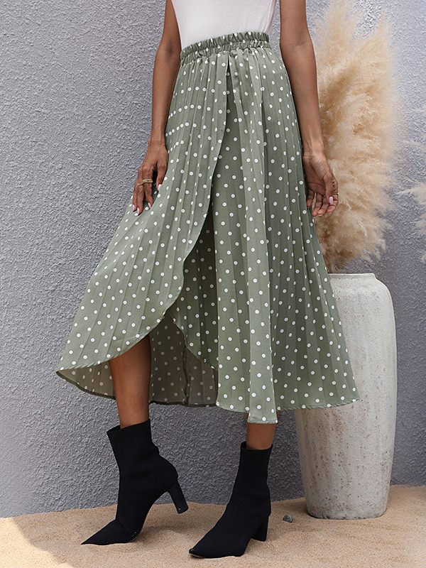 Women's Fashion Skirt Polka Dots Skirt