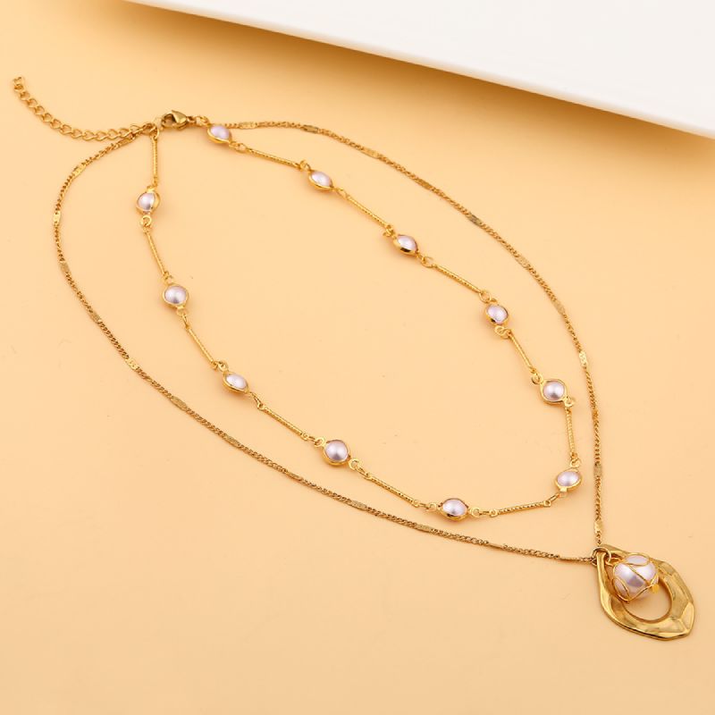 Female Fashionable Necklaces Women Gold Choker Design Jewelry
