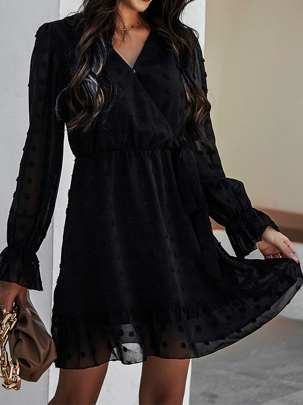 Women's Fashion Dress Design Chiffon Dress