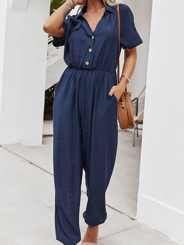Women's Fashion Jumpsuit Casual Siamese Trousers
