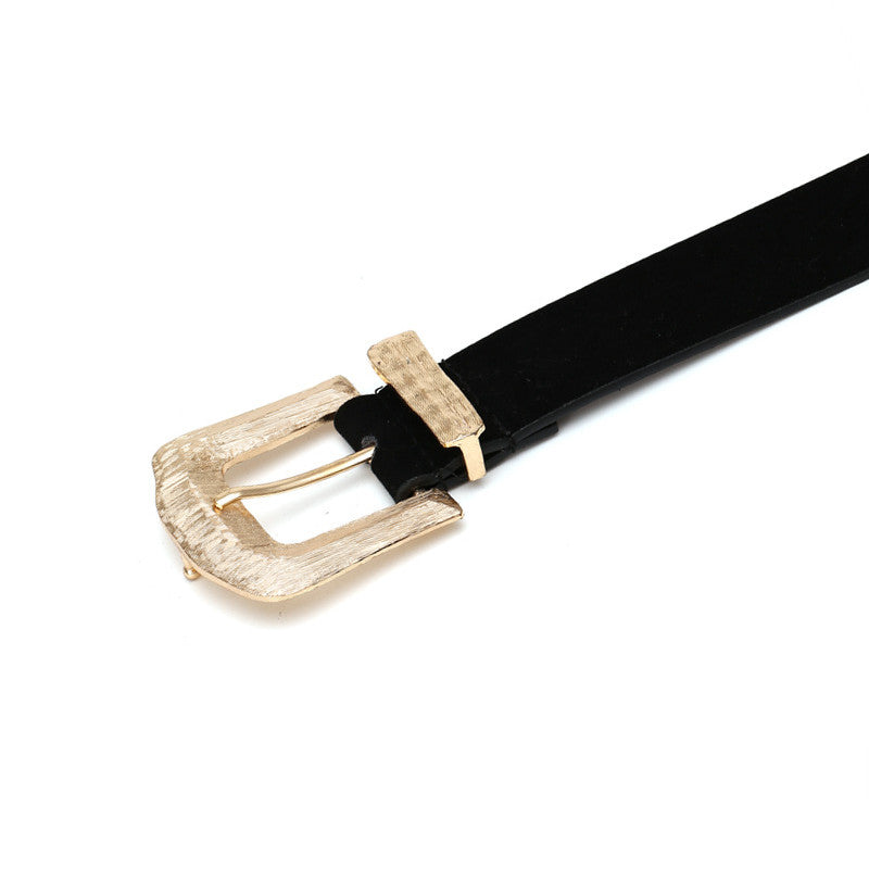 Women Design Dress Belt Fashion Gold Metal Belt