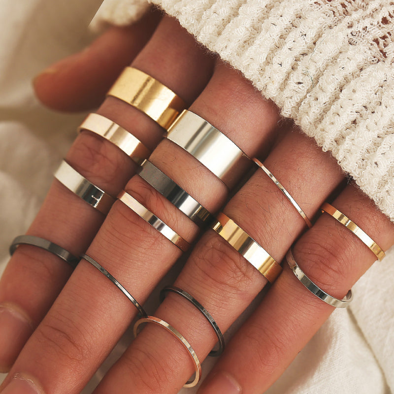 Female Hot Rings Woman Design Fashionable Cool Jewelry Set