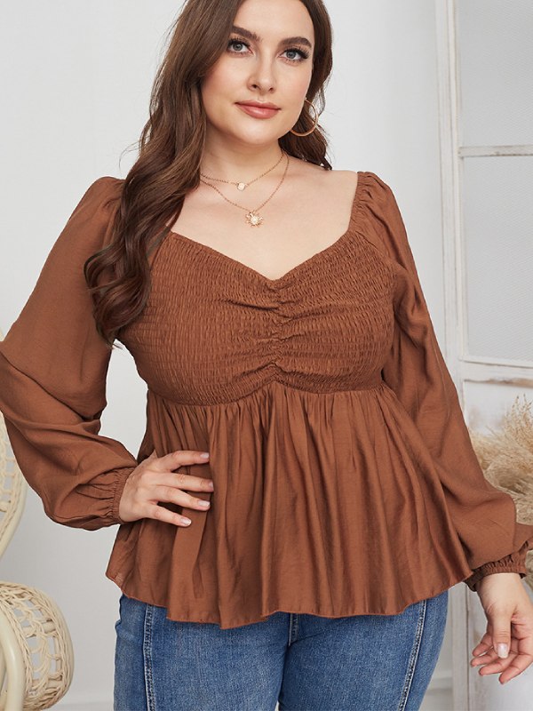 Women's Fashion Top Casual Plus Size Shirt