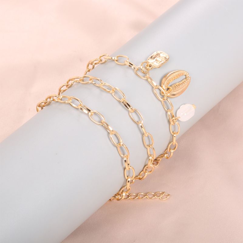 Female Fashionable Bracelets Woman Design Shell Drop Jewelry Set