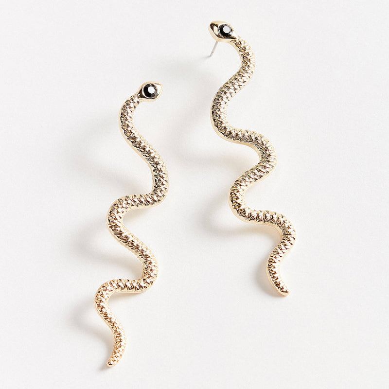 Female Hot Earrings Drop Woman Snake Earrings