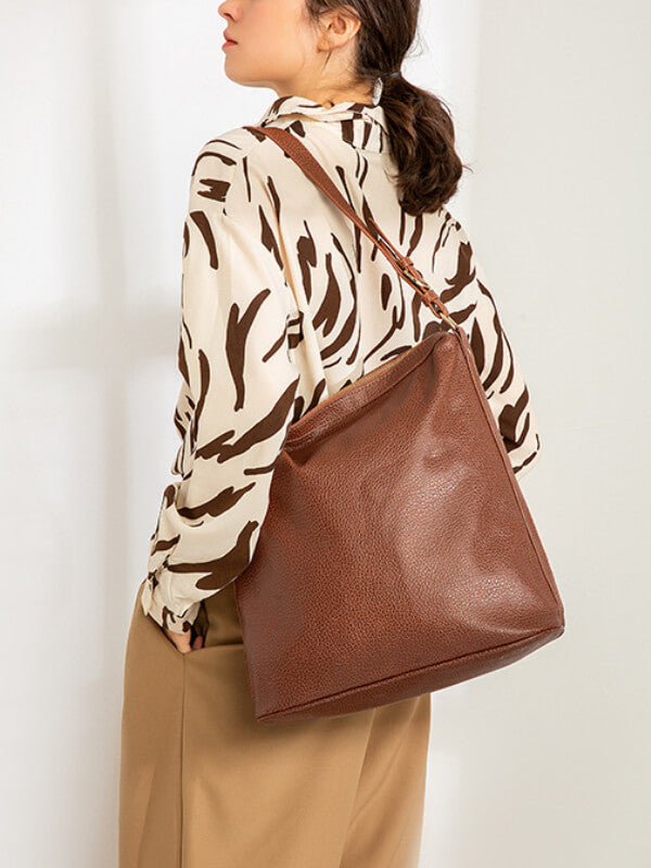 Women Solid Simple Shoulder Bag