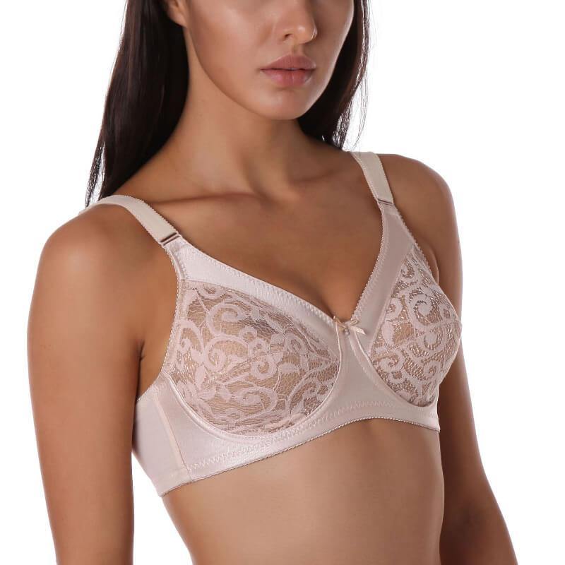 Women Push Up Plus Size Bra Full Figure Sexy Stretch Lace Bra - CHALIER