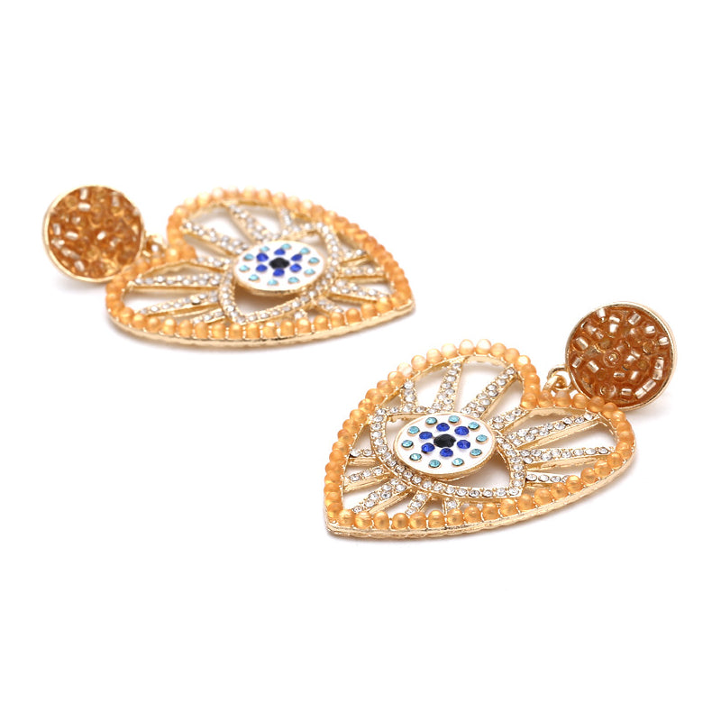 Female Fashionable Earrings Women Design Heart Drop Earrings