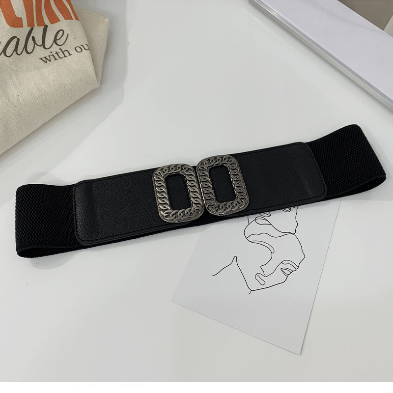 Women Design Fashion Dress Belt Elastic Cool Belt