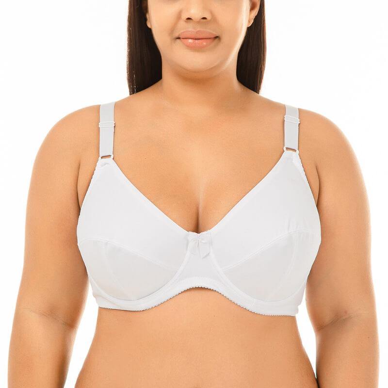 Womens Plus Size Padded Sexy Comfort Full Coverage Push Up Bra - CHALIER
