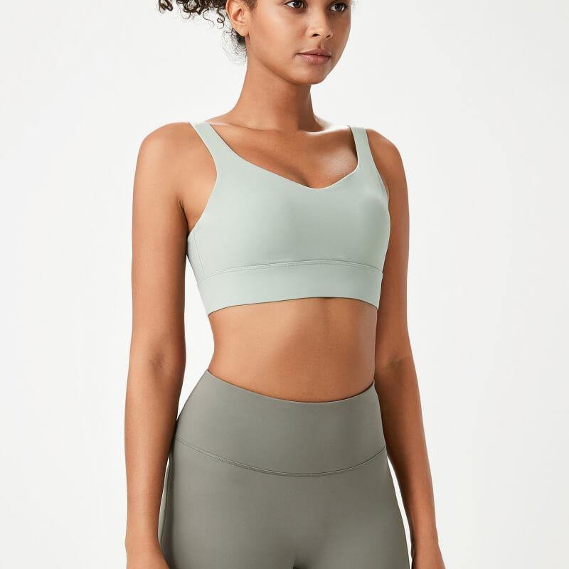 Women Sport Bra Removable Pads Bra for Yoga Running Athletic Gym Workout Fitness - CHALIER