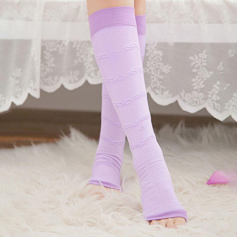Womens Bed Sleep Socks Fingerless Compression Socks Stockings - CHALIER