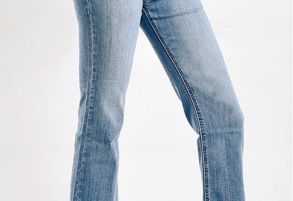 Women's Bell Bottomed Jeans Loose Wide-leg Cropped Trousers - CHALIER