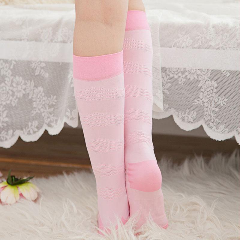 Womens Bed Sleep Socks Fingerless Compression Socks Stockings - CHALIER