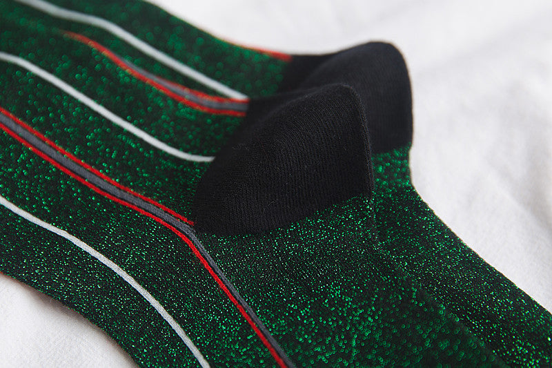 Chalier Womens Socks Calf Casual Stockings