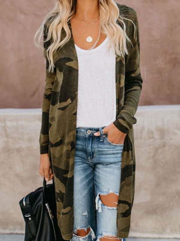 Women's Fashion Outwear Casual Long Coat