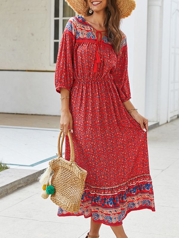 Women's Fashion Dress Design Bohemia Skirt