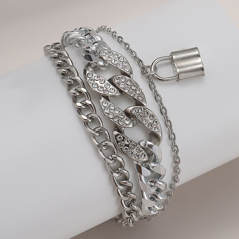 Female Fashionable Bracelets Woman  Silver Design Jewelry