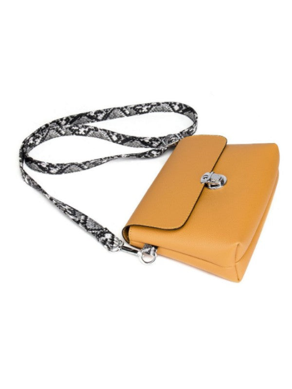 Women Serpentine PU Shoulder Bag