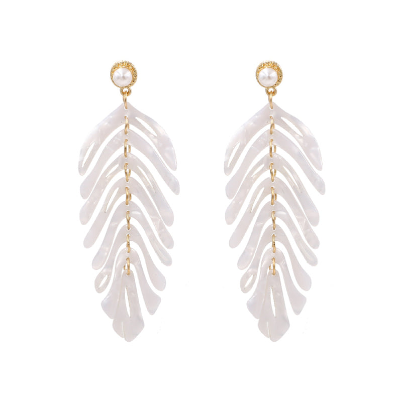 Female Bohemian Earrings Women Design Leaf Earrings