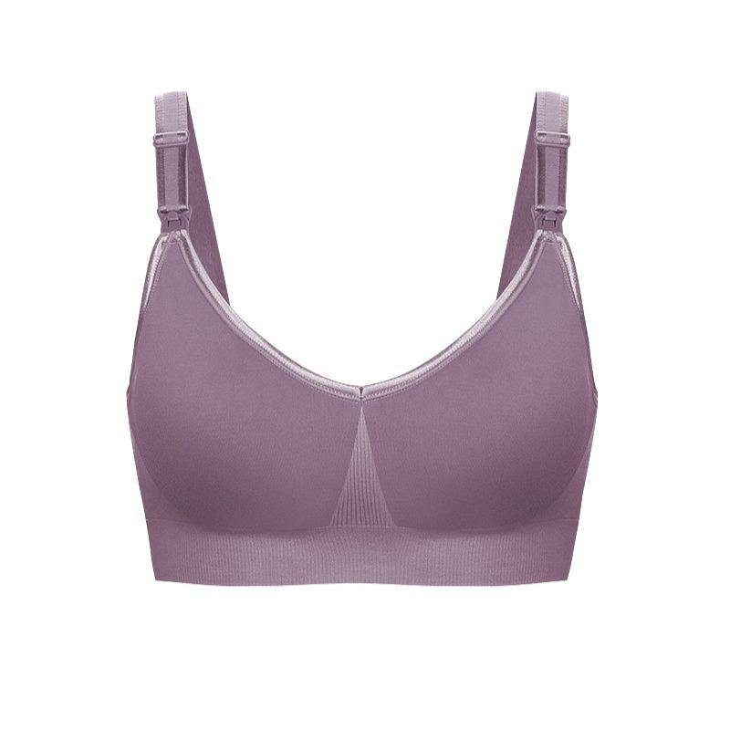 Women Seamless Nursing Bra Wirefree Breastfeeding Maternity Bra - CHALIER