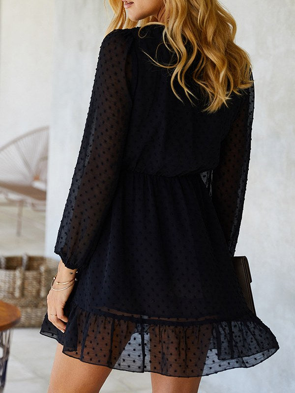 Women's Fashion Dress Design Chiffon Dress