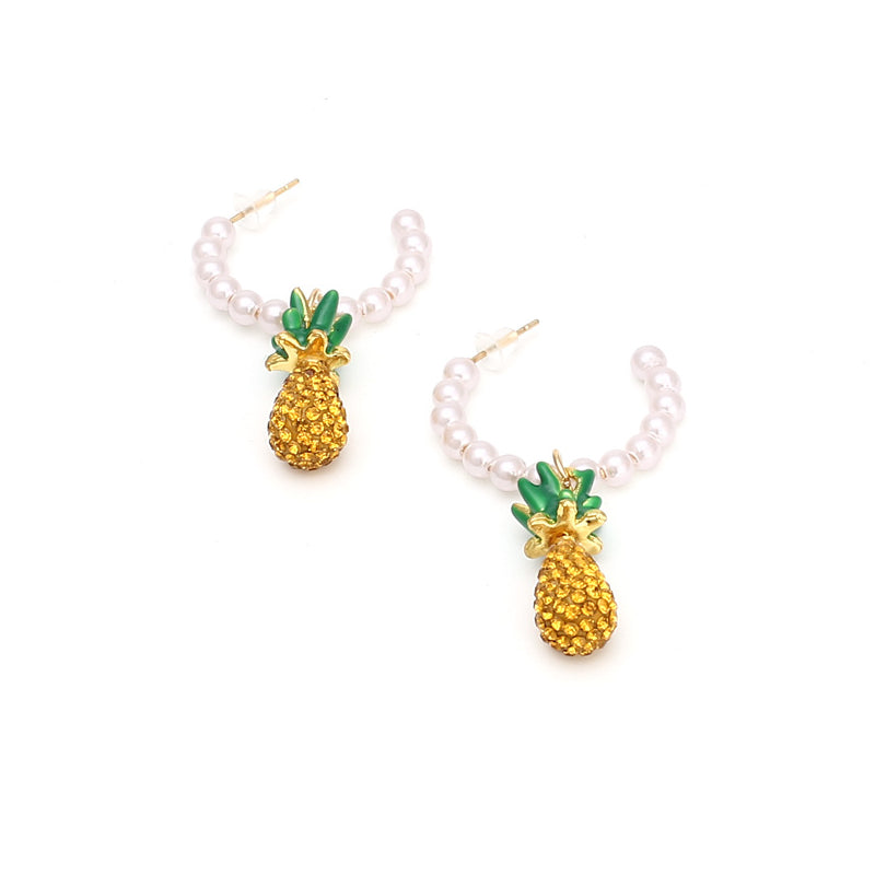 Female Fashionable Earrings Women Pineapple Drop Earrings