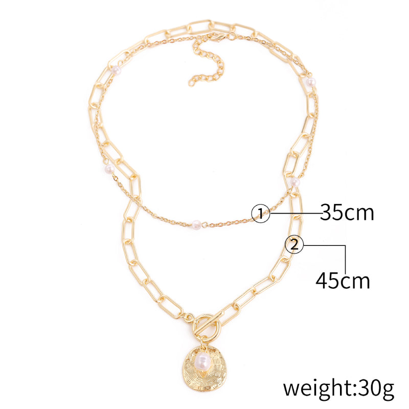 Female Layered Necklaces Women Gold Hot Choker