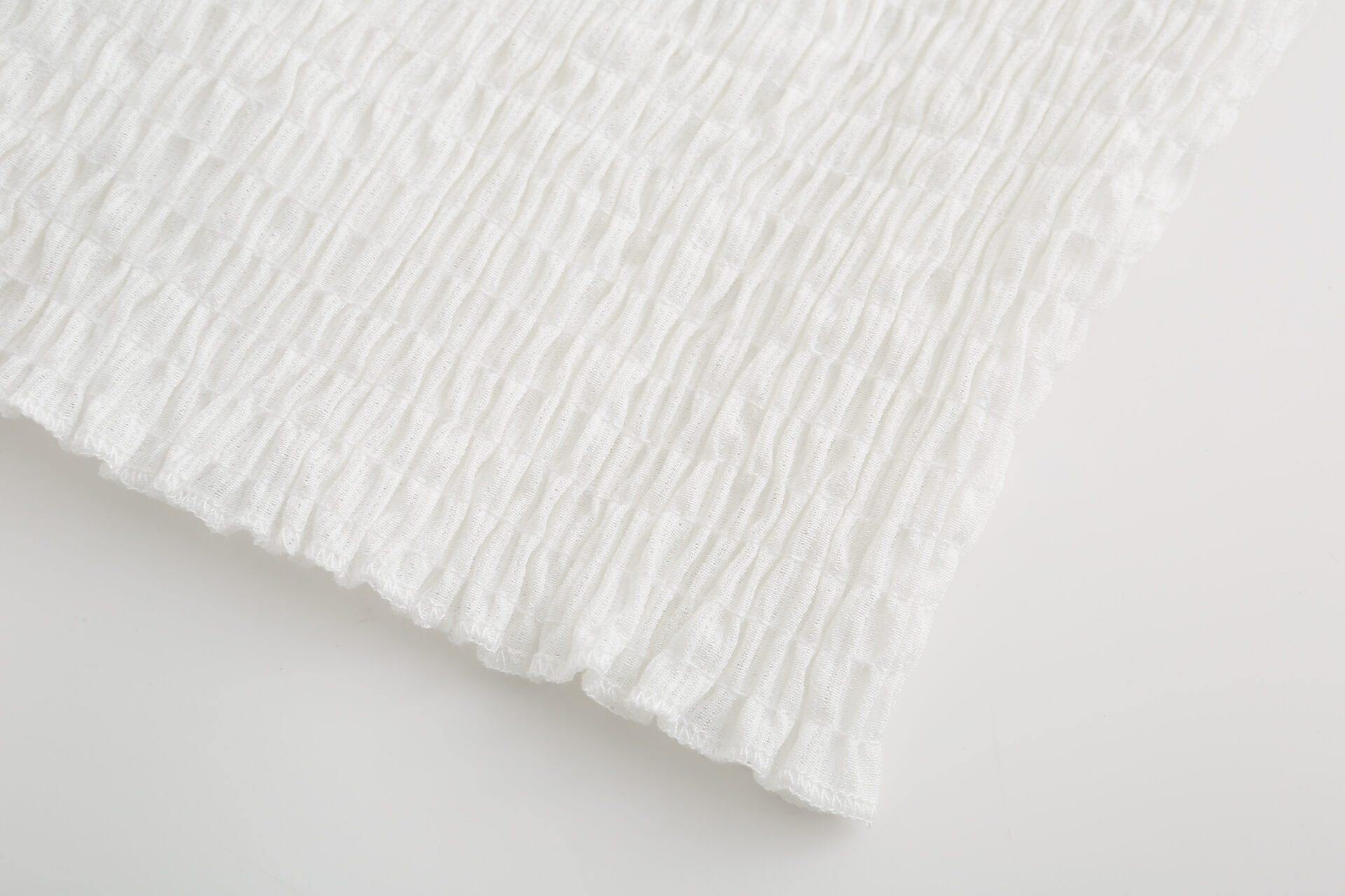 Ladies Off The Shoulder Bell Sleeve Solid Top - CHALIER