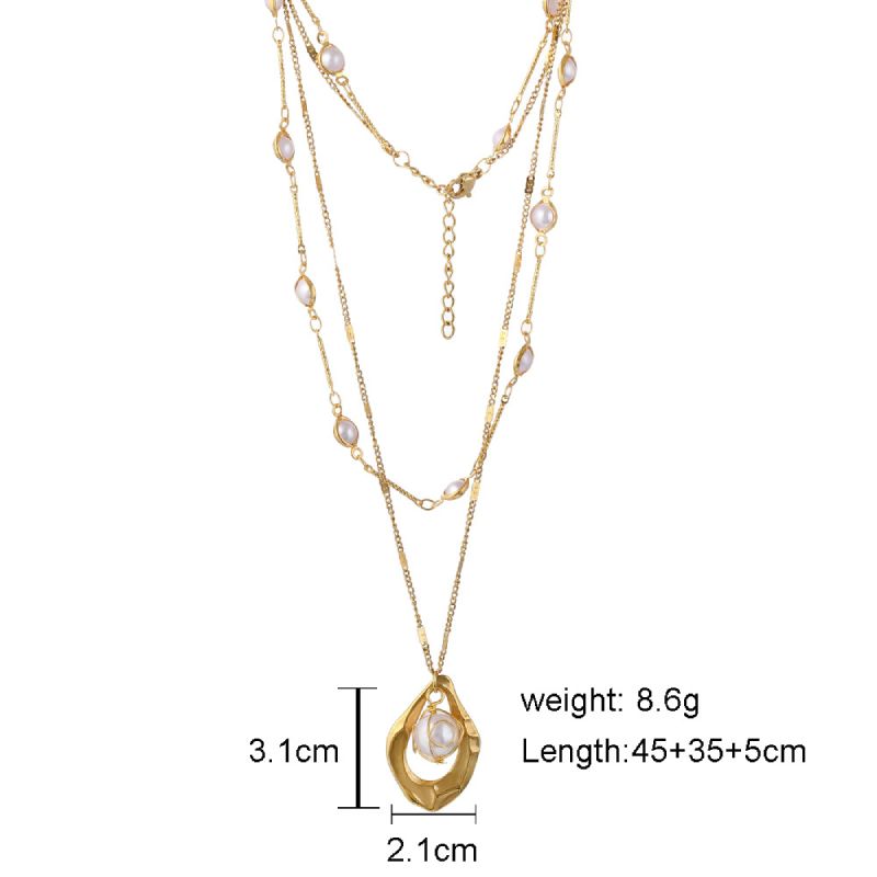 Female Fashionable Necklaces Women Gold Choker Design Jewelry