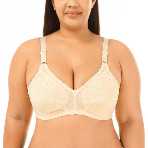 Womens Plus Size Padded Sexy Full Coverage Push Up Comfort Bra - CHALIER