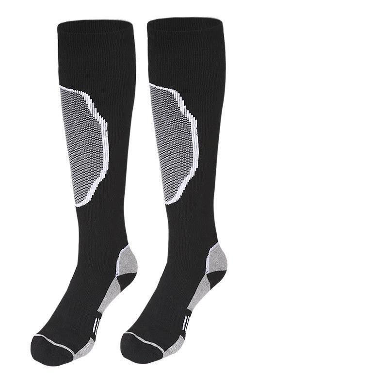 Thick Ski Socks Outdoor Sports Mountaineering Non-Slip Knee-Height Breathable Warm Socks - CHALIER