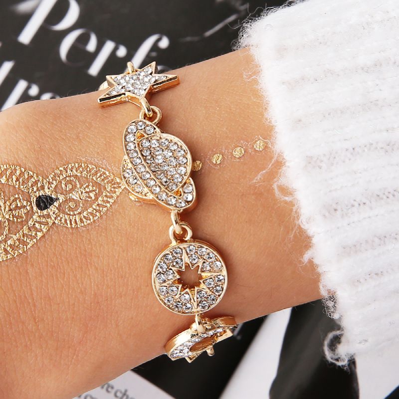 Female Fashionable Bracelets Woman Design Gold Star Jewelry