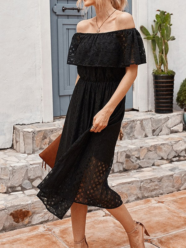 Women's Fashion Dress Design Lace Dress