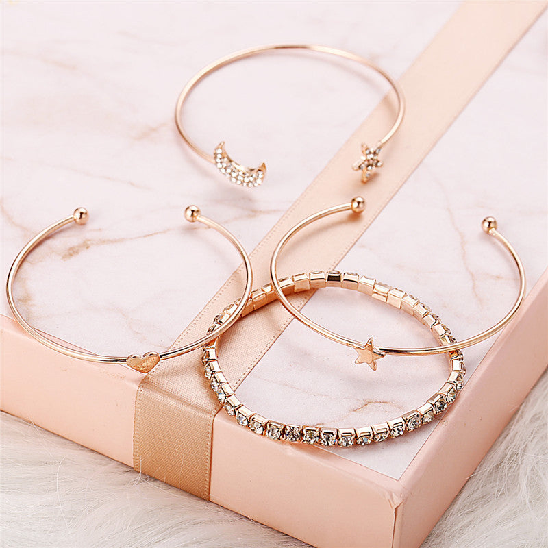 Female Bohemia Bracelets Women Hot Jewelry Set