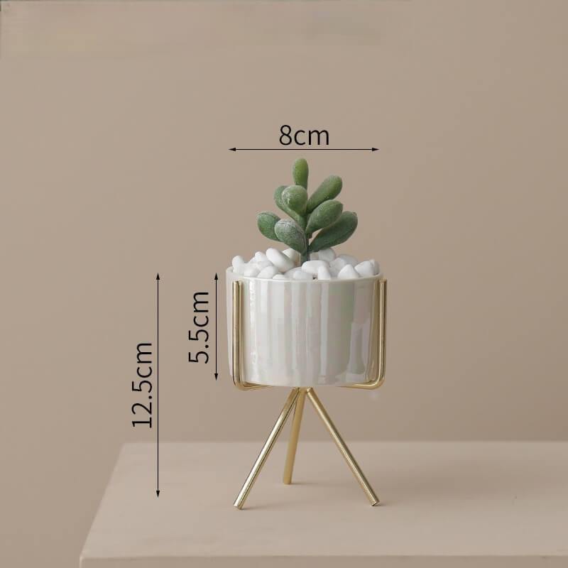Artificial Potted Plant Fake Succulents For Home And Office Decoration - CHALIER
